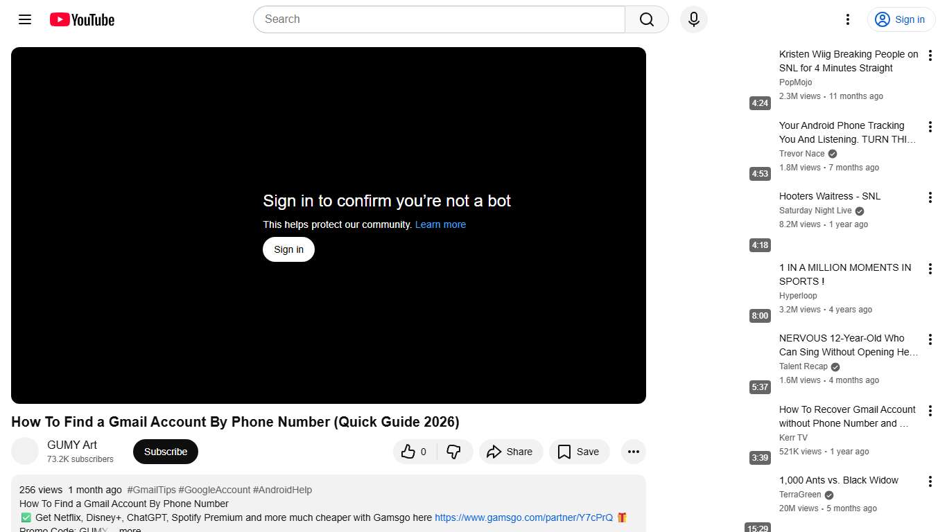 How To Find a Gmail Account By Phone Number (Quick Guide 2026) - YouTube